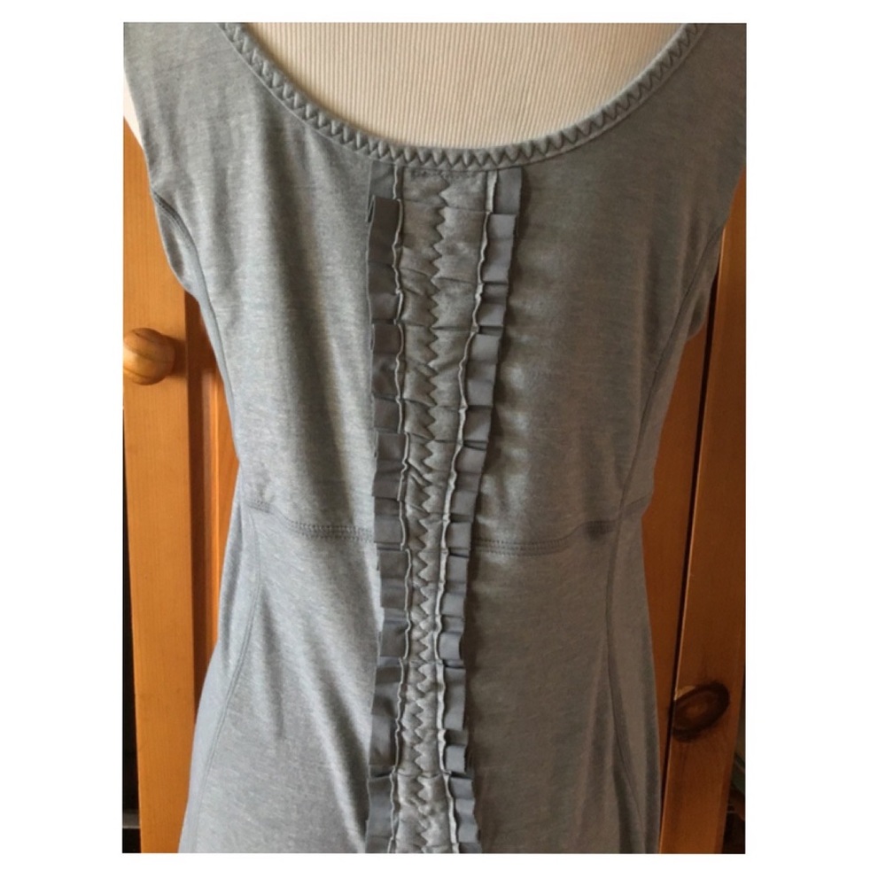 Lululemon Gray Ruffle Tank Top - Picture 3 of 4